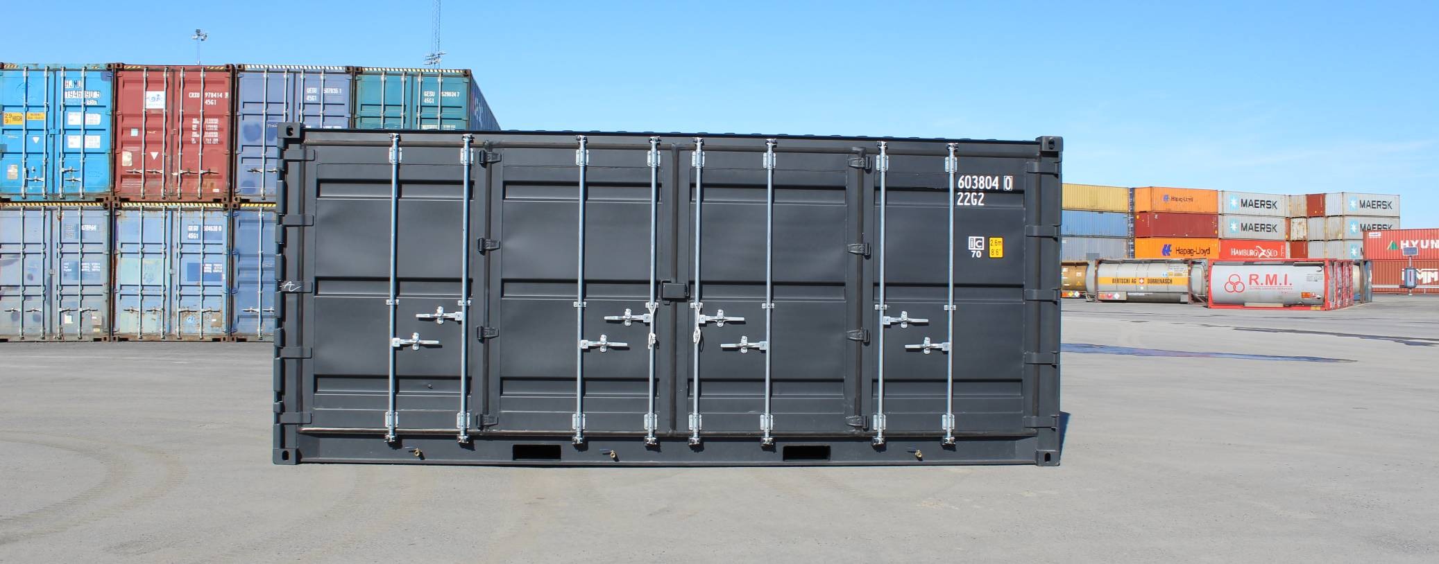 20ft High Cube Container – Hazardous Waste Container, Side opening (9ft 6′ high). - Image 2
