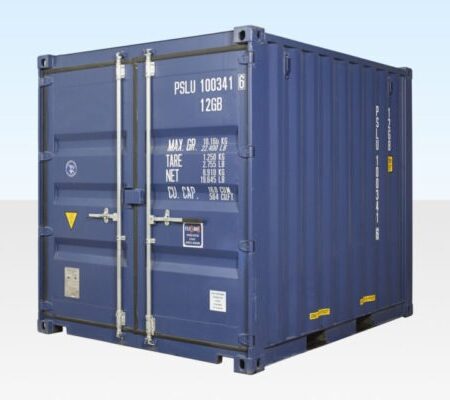 10Ft X 8Ft Shipping Container (One trip) – Blue