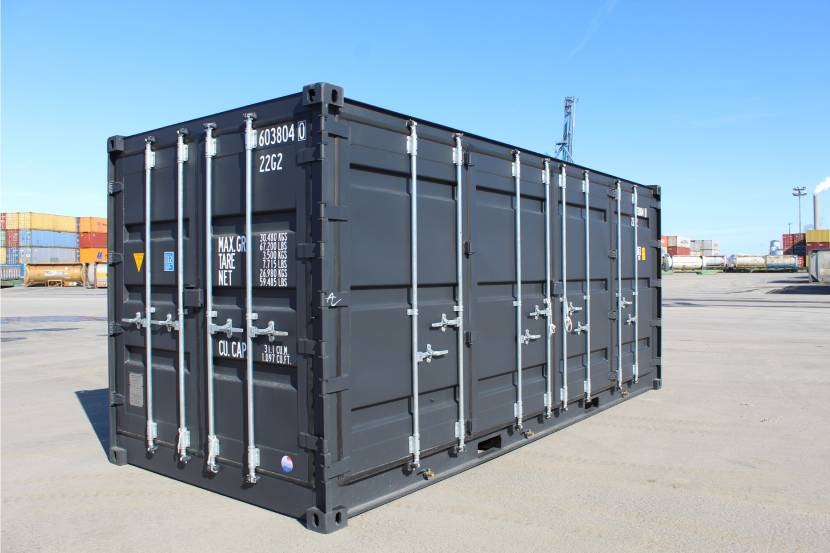 20ft High Cube Container – Hazardous Waste Container, Side opening (9ft 6′ high).